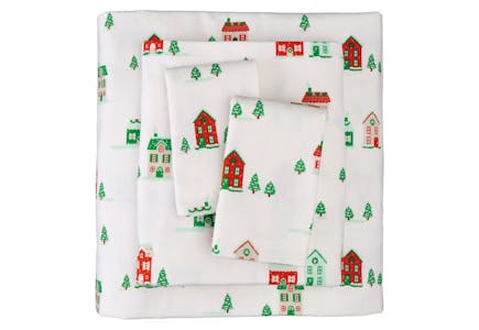 Holiday Flannel Sheet Set