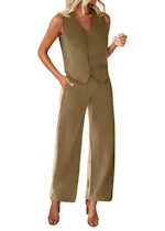 Women's 2-Piece Vest & Pant Set