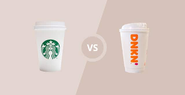 Starbucks vs Dunkin': Which is Cheaper? card image