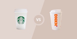 Starbucks vs Dunkin': Which is Cheaper? card image