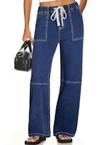 Sidefeel Women's Wide Leg Jeans