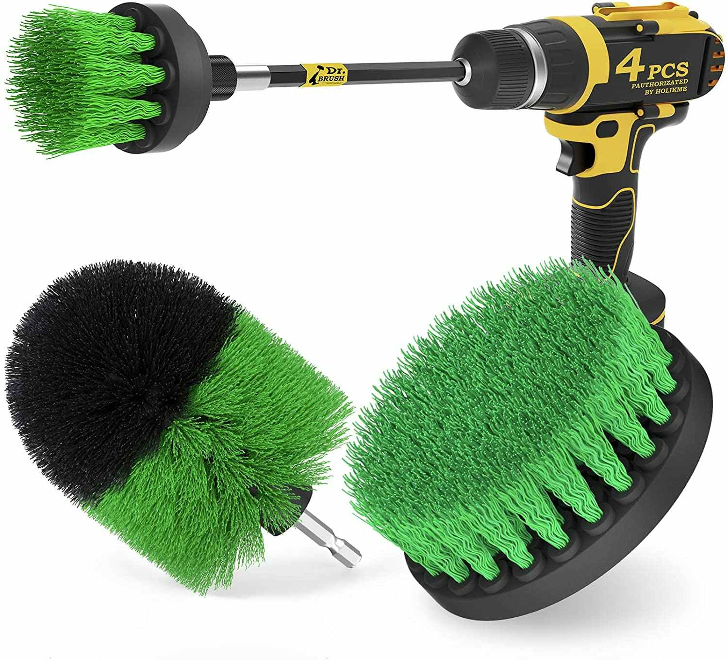 drill brush cleaning set