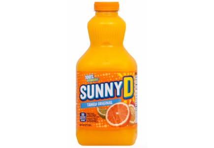 5 SunnyD Juice Bottles
