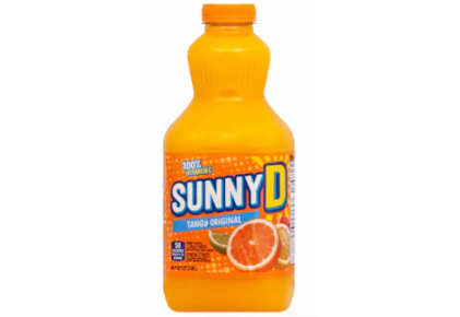 5 SunnyD Juice Bottles