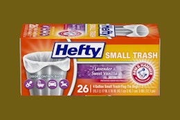 Hefty 4-Gallon 26-Count Trash Bags, as Low as $3.82 on Amazon card image