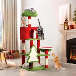 Christmas Cat Tree Tower