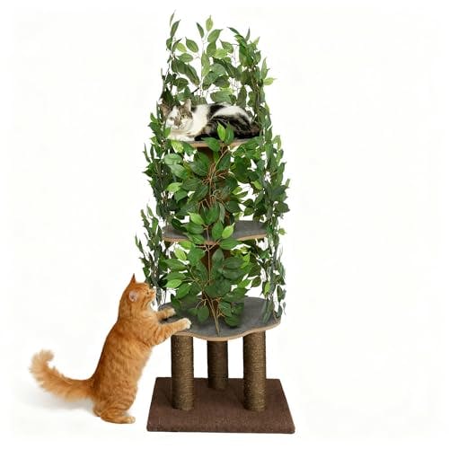Cat Tree with Leaves