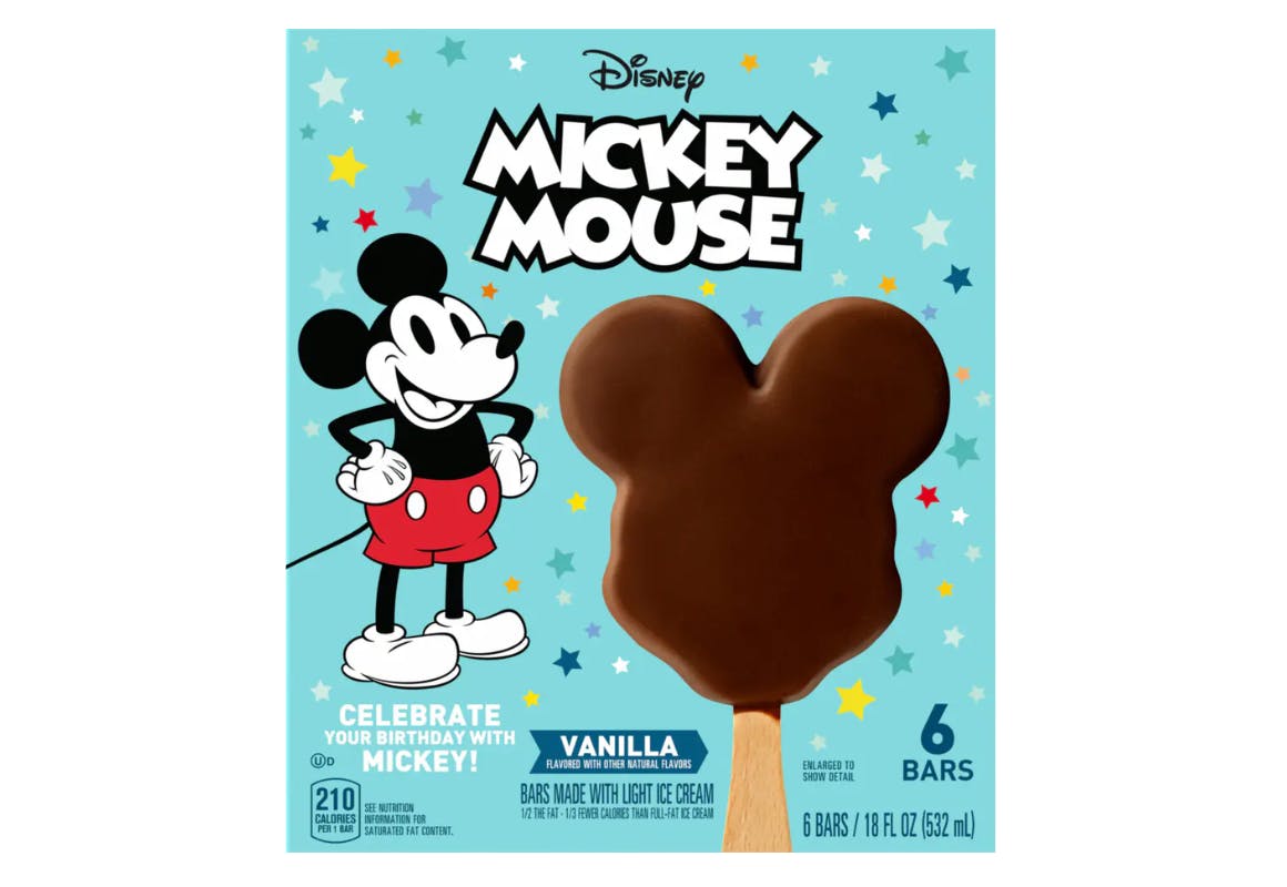 ©Disney Mickey Mouse Ice Cream Bars