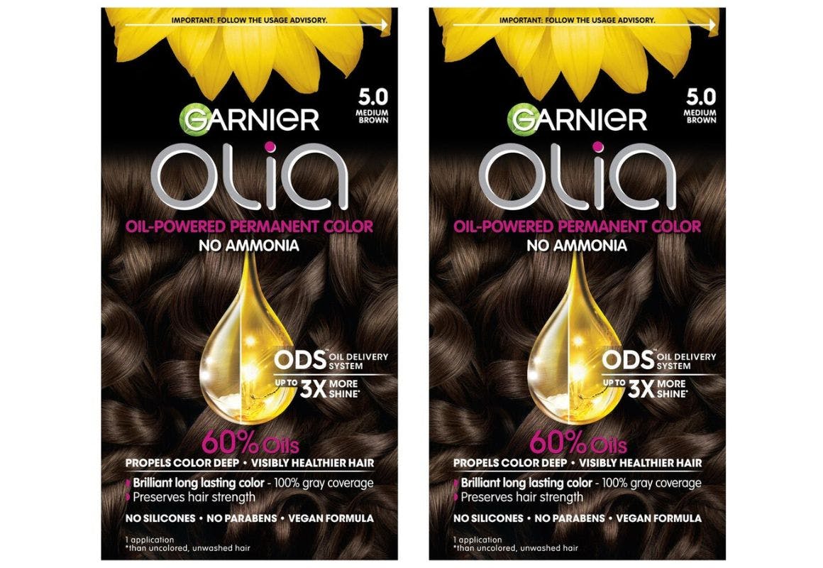 2 Garnier Olia Hair Color Boxes