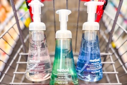 3 method foaming hand soaps in a cart