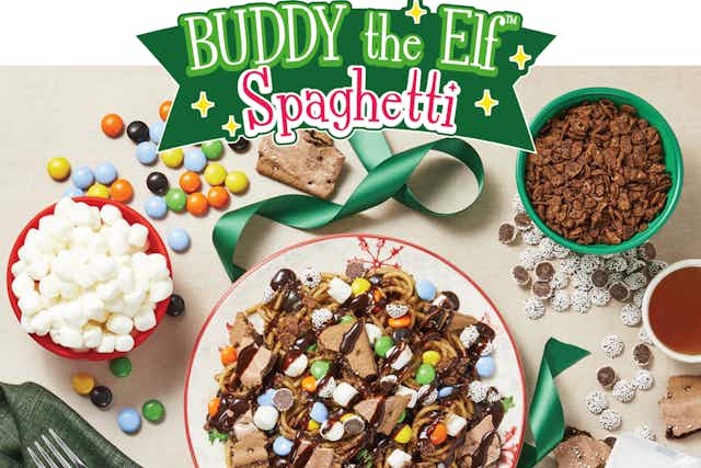 Buddy the Elf Spaghetti Kit — Available for a Limited Time From HelloFresh card image