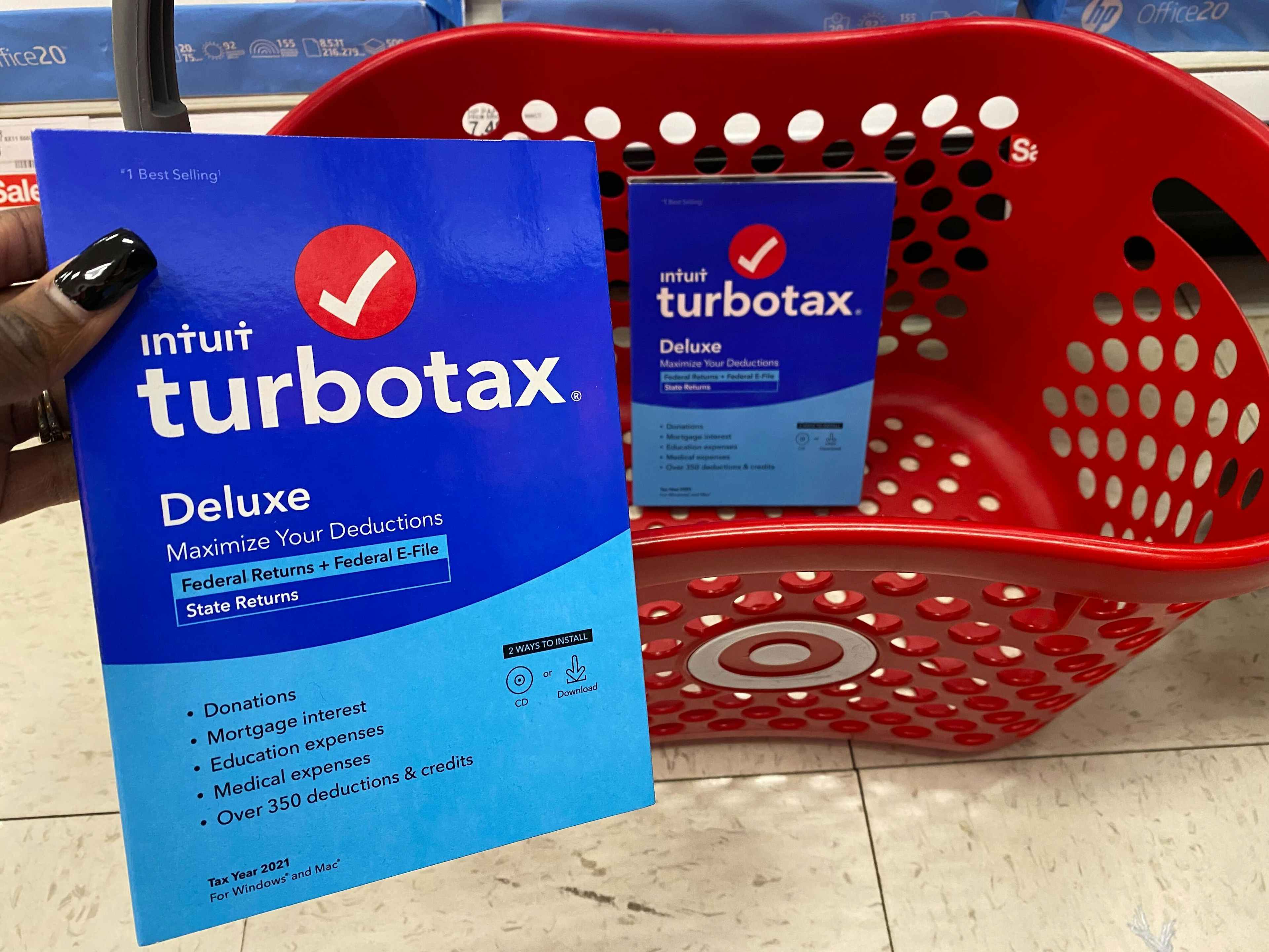 turbotax deluxe software at target