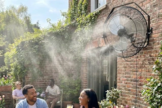 a large misting fan