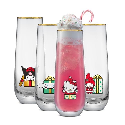 JoyJolt Hello Kitty Flutes