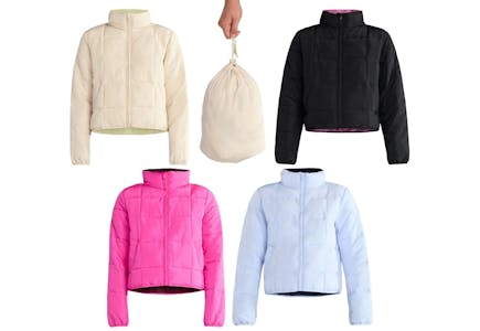 No Boundaries Women's Puffer Jacket