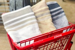 These Bestselling Bath Towels Have Dropped to Just $3 at JCPenney card image