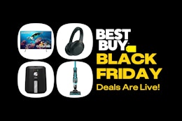 Best Buy's Early Black Friday Deals: $30 Air Fryer, $30 Air Pump, $80 TV card image