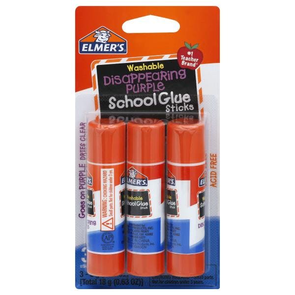 2 Elmer's School Glue Sticks 3-Packs