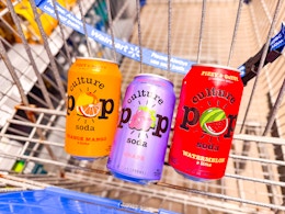 Culture Pop Soda Can, $0.38 With Ibotta and Fetch at Walmart card image