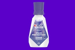 a bottle of mouthwash 