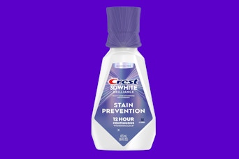 a bottle of mouthwash 