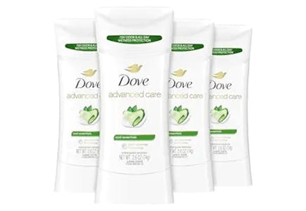 Dove Deodorant 4-Pack