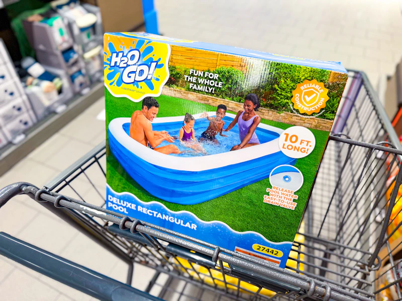 Pool Inflatable Assortment Aldi Aldi Pools We're Finding in 2025: $7 Water Hammock and More - The Krazy ...