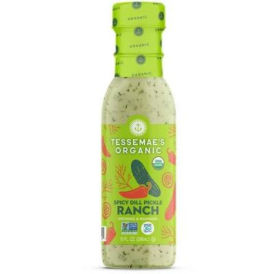 2 Tessemae's Spicy Dill Pickle Ranch Bottles