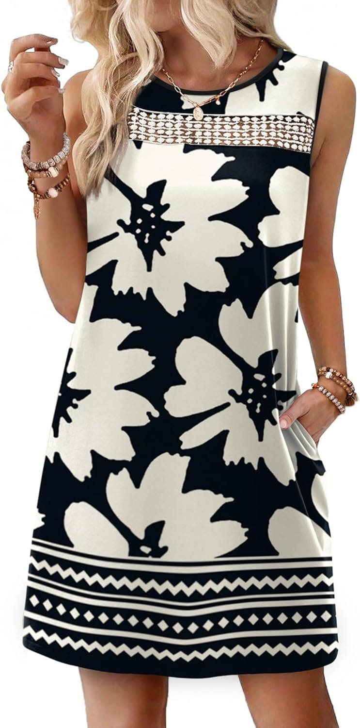 Women's Summer Mini Tank Dress