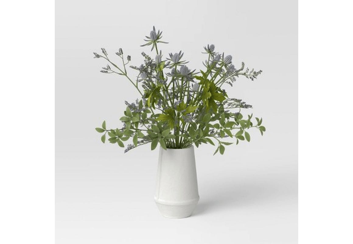 Threshold Potted Thistle and Lavender Plant