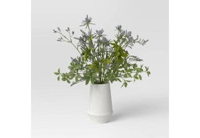 Threshold Potted Thistle and Lavender Plant