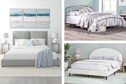 Now’s a Good Time to Save on Bed Frames — Walmart Has Deals From $64 card image