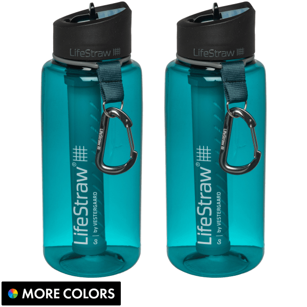 LifeStraw Water Bottle 2-Pack
