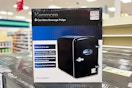 kenmore retro mini fridge sitting on boxes at target