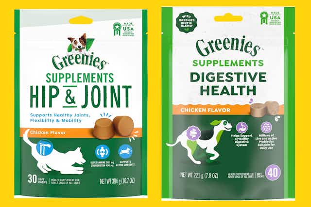 Get 2 Bags of Greenies Supplements for as Low as $20.77 on Amazon card image