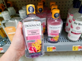 walmart dickinsons witch hazel hydrating toner hand holding