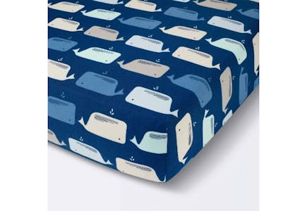Cloud Island Fitted Crib Sheet