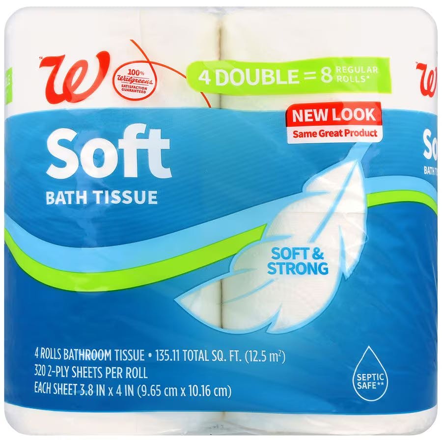 2 Walgreens Toilet Paper Packs