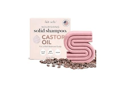 Kitsch Castor Oil Shampoo Bar
