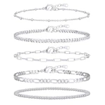 Silver Bracelet Set