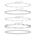 Silver Bracelet Set