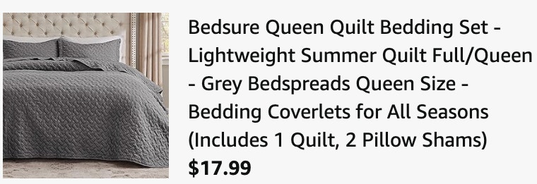 Bedsure quilt cart 2