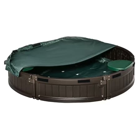 Kids Outdoor Sandbox with Cover