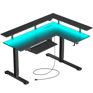 L Shaped Electric Standing Desk