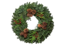 Wreath With Cedar Accents