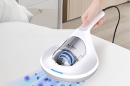 Get a Mattress Vacuum Cleaner With UV Light for Only $28 on Amazon card image
