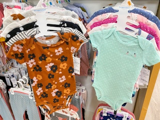 carters bodsuits 5 packs in store