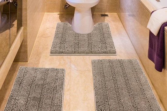 3-Piece Bathroom Mat Set, Only $15.86 on Amazon (Reg. $50)