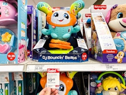 Fisher-Price DJ Bouncin' Beats Toy, Only $14.48 at Target (Reg. $38.99) card image