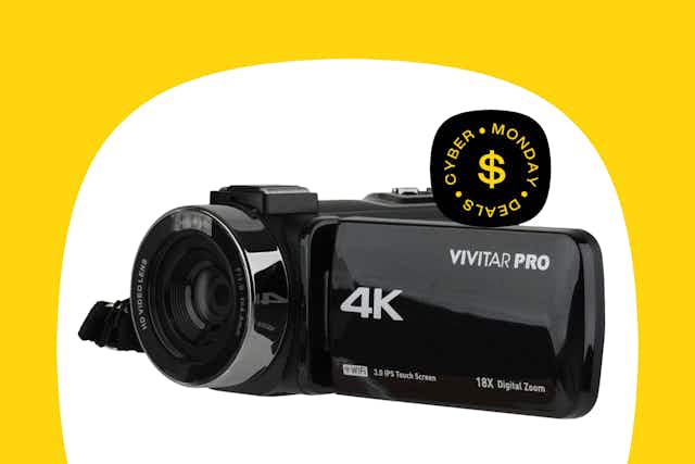 1 Day Left: Video Camera, $79 at Walmart (Reg. $99) card image